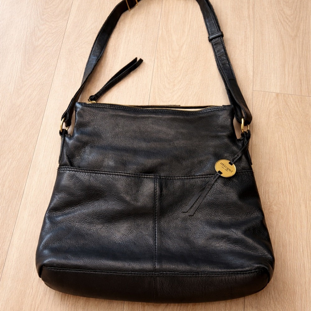 Margot New York Leather Adjustable Crossbody Bag